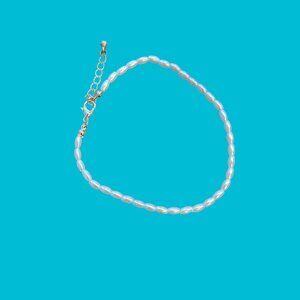 Dainty Single Strand Faux Pearl Bracelet